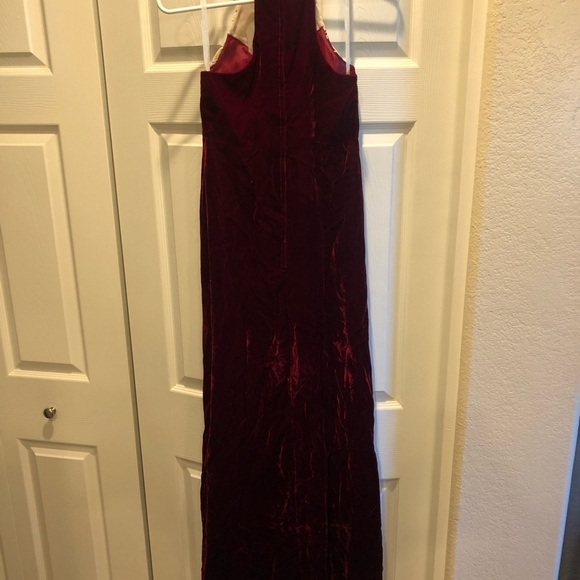 Vintage 1970’s RARE Velvet Maxi Dress - Picture 6 of 13